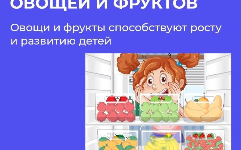 Овощи и фрукты - полезные продукты!